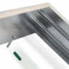 Aluminium Aufbaurahmen - Silber - 120x60cm - inkl. Befestigungsmaterial - für LED Panels