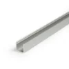Aluminium Leuchtband Profil Silber - 1000*16*12 mm - U-Profil hoch