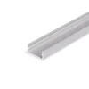 Aluminium Leuchtband Profil Silber - 1000*9*12mm - U-Profil flach