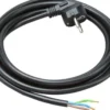 Anschlusskabel halogenfrei mit Winkelstecker - 2m - 3x 0,75mm2 - H05Z1Z1-F