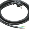 Anschlusskabel - 3 Meter Schwarz - H03VV-F 3G0,75