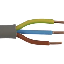 Außenkabel XMvK - 100m 3x 1.5mm2 mit grauer Isolierung rund