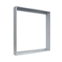 Aufbaurahmen 60x60cm - Aluminium Silber - für LED Panel - inkl. Befestigungsmaterial