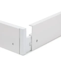 Aufputz-Klickrahmen Weiß - 120x30 cm | 40MM Geeignet für LED panelen - Schraublose Befestigung
