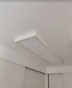 Aufputz-Klickrahmen Weiß - 60x60 cm | 42MM Schraublose Befestigung Decken montage - Geeignet für LED panelen