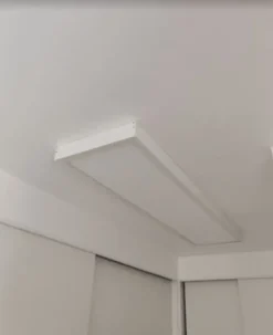 Aufputz-rahmen Weiss - für LED-Panels -120x30 cm | Schraubbar - 68mm hoch - Deckenrahmen für Backlit- und Sidelit-Paneele