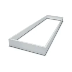 Aufputz-rahmen Weiss - für LED-Panels -120x30 cm | Schraubbar - 68mm hoch - Deckenrahmen für Backlit- und Sidelit-Paneele