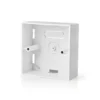 Aufputz Steckdose universal Weiß - geeignet für LED Unterputz Dimmer