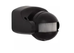Bewegungssensor Außenbereich 160° - IP44 - PIR Infrarot Bewegungsmelder - 230V max. 1200W - schwarz