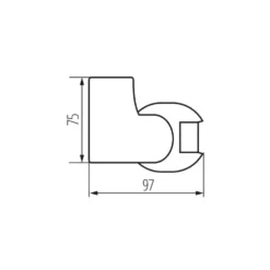 Bewegungssensor Außenbereich 160° - IP44 - PIR Infrarot Bewegungsmelder - 230V max. 1200W - weiß