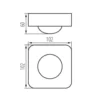 Bewegungssensor 360° - IP20 - 2x PIR Infrarot Bewegungsmelder - 230V max. 2000W - weiß