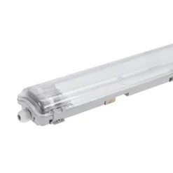 60cm LED Halterung IP65 + 2 LED High Lumen Leuchtstoffröhren 10W pro Röhre - 4000K 840 Neutralweiß - Komplettset