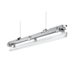 60cm LED Halterung IP65 + 1 LED High Lumen Leuchtstoffröhre 10W - 6000K 865 Tageslichtweiß - Komplettset