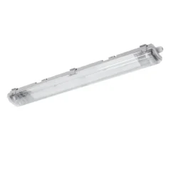 60cm LED Halterung IP65 + 2 Standard LED Leuchtstoffröhren 10W pro Röhre - 6000K 865 Tageslichtweiß - Komplettset