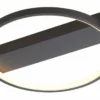Deckenleuchte CINTURA Ø35cm Schwarz