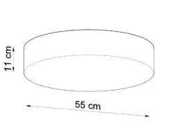 Deckenspot ARENA 55 Schwarz - 4x E27 Fassung - max. 4x60W - exkl. LED's