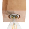 Deckenspot ARIZ Natur Holz - 1x E27 Fassung - max. 60W - exkl. LED's