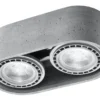 Deckenspot BASIC 2 Beton - 2x GU10 / ES111 - max. 2x40W - exkl. LED's