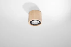 Deckenspot BASIC 1 Holz Natur - 1x GU10 / ES111 - max. 40W - exkl. LED's