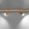 Deckenspot BERG 4 Holz Natur - 4x GU10 Fassung - max. 4x40W - exkl. LED's