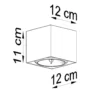 Deckenspot BLAKE Schwarz - 1x GU10 / ES111 Fassung - max. 40W - exkl. LED's