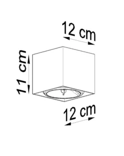 Deckenspot BLAKE Schwarz - 1x GU10 / ES111 Fassung - max. 40W - exkl. LED's