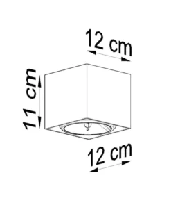 Deckenspot BLAKE Weiß - 1x GU10 / ES111 Fassung - max. 40W - exkl. LED's