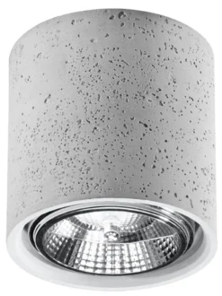 Deckenspot CULLO Beton - 1x GU10 Fassung - max. 40W - exkl. LED's