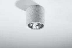 Deckenspot CULLO Beton - 1x GU10 Fassung - max. 40W - exkl. LED's