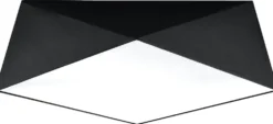 Deckenspot HEXA 45 Schwarz - 2x E27 Fassung - max. 2x60W - exkl. LED's
