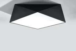 Deckenspot HEXA 45 Schwarz - 2x E27 Fassung - max. 2x60W - exkl. LED's