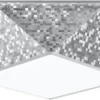 Deckenspot HEXA 25 Silber - 1x E27 Fassung - max. 60W - exkl. LED's