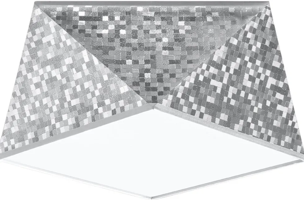 Deckenspot HEXA 25 Silber - 1x E27 Fassung - max. 60W - exkl. LED's