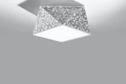 Deckenspot HEXA 25 Silber - 1x E27 Fassung - max. 60W - exkl. LED's