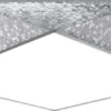 Deckenspot HEXA 45 Silber - 2x E27 Fassung - max. 2x60W - exkl. LED's
