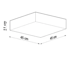 Deckenspot HORUS 45 Weiß - 3x E27 Fassung - max. 3x60W - exkl. LED's