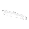 Deckenspot KEKE 6 Eiche - 6x GU10 Fassung - max. 6x40W - exkl. LED's