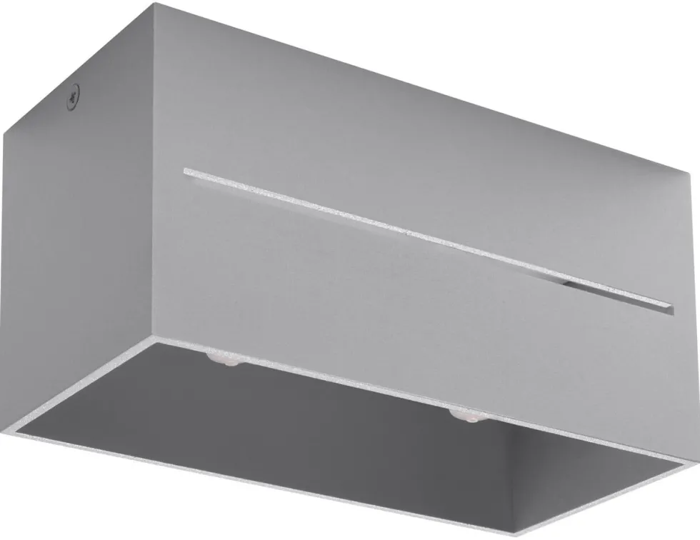 Deckenspot LOBO 2 Grau - 2x G9 Fassung - max. 2x40W - exkl. LED's
