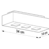 Deckenspot MONO 3 Schwarz - 3x GU10 Fassung - max. 3x40W - exkl. LED's