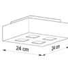 Deckenspot MONO 4 Weiß - 4x GU10 Fassung - max. 4x40W - exkl. LED's