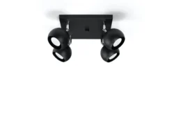 Deckenspot OCULARE 4 Schwarz - 4x GU10 Fassung - max. 4x40W - exkl. LED's