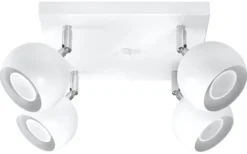 Deckenspot OCULARE 4 Weiß - 4x GU10 Fassung - max. 4x40W - exkl. LED's