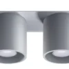 Deckenspot ORBIS 2 Grau - 2x GU10 Fassung - max. 2x40W - exkl. LED's