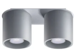Deckenspot ORBIS 2 Grau - 2x GU10 Fassung - max. 2x40W - exkl. LED's