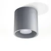 Deckenspot ORBIS 1 Grau - 1x GU10 Fassung - max. 40W - exkl. LED's