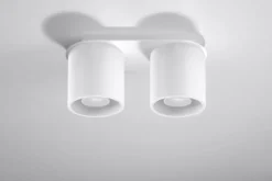 Deckenspot ORBIS 2 Weiß - 2x GU10 Fassung - max. 2x40W - exkl. LED's