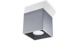 Deckenspot QUAD 1 Grau - 1x GU10 Fassung - max 40W - exkl. LED's
