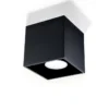 Deckenspot QUAD 1 Schwarz - 1x GU10 Fassung - max 40W - exkl. LED's