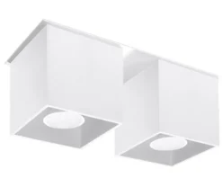 Deckenspot QUAD 2 Weiß - 2x GU10 Fassung - max. 2x40W - exkl. LED's