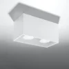 Deckenspot QUAD Weiß - 2x GU10 Fassung - max. 2x40W - exkl. LED's